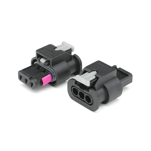 3Pin 1-1718644-1 MCON互连系统1.2毫米系列母自动防水连接器电缆连接器 - Product Image 2