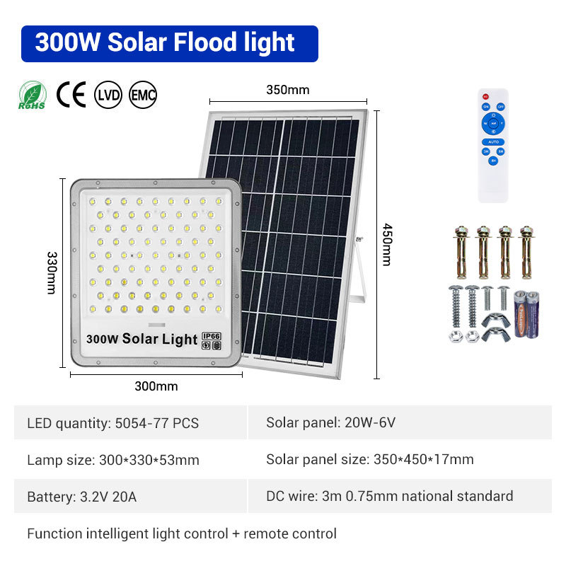 Puissance de la lampe grise-300W