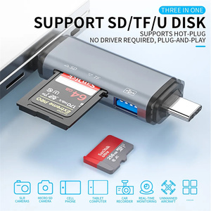 Multi-funzione di tipo C OTG USB Micro USB lettore di schede USB per telefono Android esterno memoria memoria SD/TF U lettore di dischi - Product Image 5
