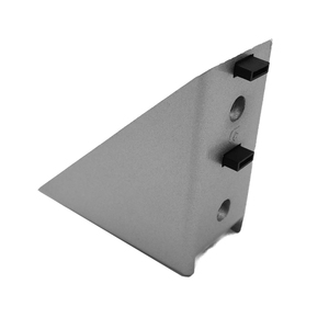 8 + 10 L-Hình dạng khung góc nắp nhựa nhôm hồ sơ phụ kiện bền kim loại thép Kẽm khung tam giác - Product Image 4