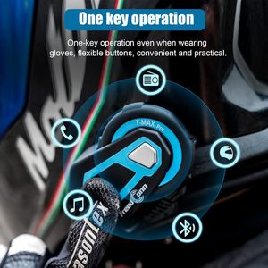 FreedConn Intercom TMAX PRO Motorcycle Group Hablando con sistema FM IP65 6 Riders 1000M Motocicleta Bluetooth Intercom - Product Image 3