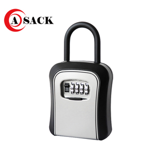 ASACK şifreli kilit anahtarlı kasa 4 dijital duvar montaj kilit kutusu tutmak için tuşları - Product Image 2