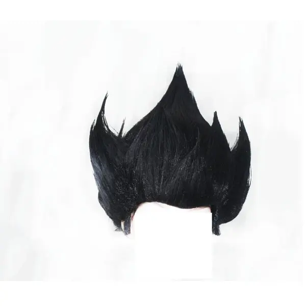 Penjualan Laris Wig Cosplay Bola Naga Sintetis untuk Pria Z Vegeta Wig Cosplay Jepang Grosir