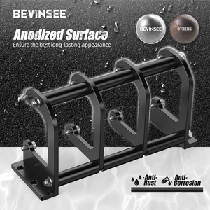 BEVINSEE LS LSXエンジンスワップリモートマウントコイルリロケーションブラケットD585 for LSスワップヒートシンク - Product Image 6