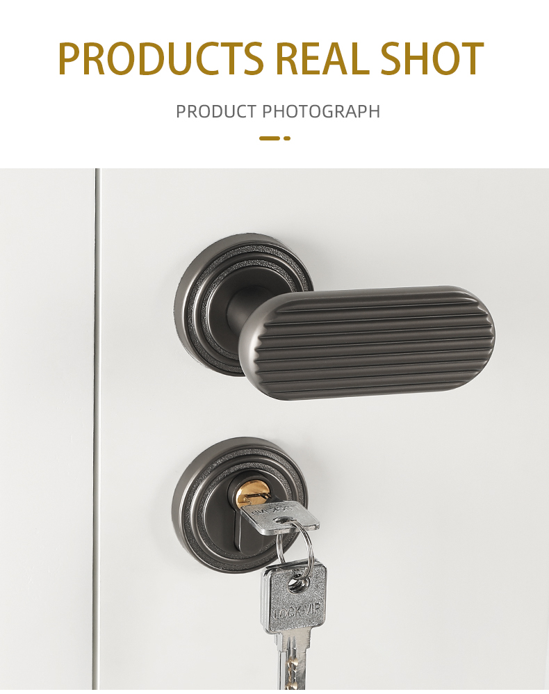 Door Handles Outside and Locks Round Door Handle European Style Interior Locks Handles
