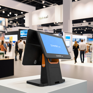 Лидер продаж, все-в-одном, с двумя экранами, система Android POS, умный кассовый аппарат с сенсорным экраном для использования в ресторане - Product Image 3