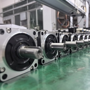 200W 60mm DC24 Servomotor 1,27 Nm 1500 U/min eingebauter Resolver mit Bremse