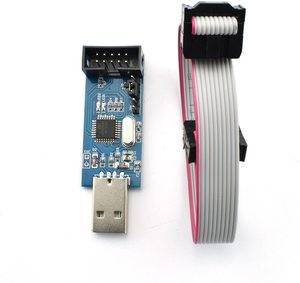 LC-01 51 AVR Programmer ISP USBASP Downloader USBISP Download Kabel 10 Pin Kabel USB ATMEGA8