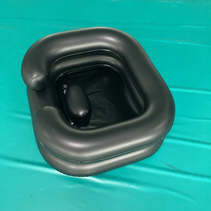 Black shampoo basin