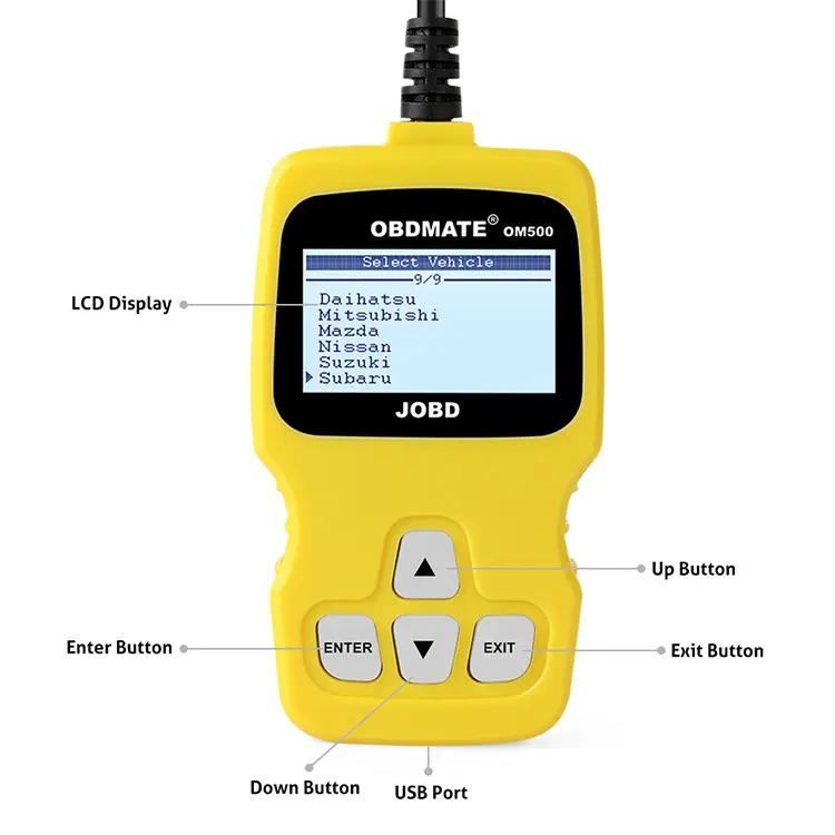 高品質カーOBDエンジンアナライザーOBDII自動車用スキャナーカーコードリーダーObd2診断ツール