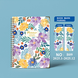 Organizzatore di Design personalizzato all'ingrosso diario di lusso Planner A5 spirale <span class=keywords><strong>Notebook</strong></span> Planner per ragazze