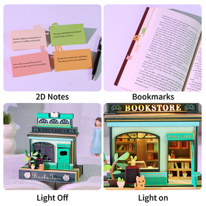 办公室/家用纸艺术桌面装饰定制书店3d模型手撕笔记文具3D记事本礼品 - Product Image 5