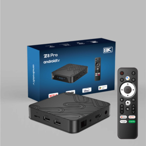 2024ขายดีกล่องทีวี ATV Z8โปรแอนดรอยด์12.0 ALLWINNER H618 4GB RAM 32GB รอม32GB รีโมทคอนโทรลเสียง BT กล่องทีวีอินเทอร์เน็ต Z8 Pro - Product Image 1