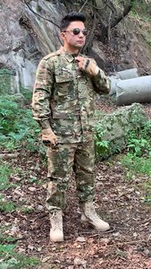 Mỹ 2nd Thế Hệ Acu Chiến Thuật Ngụy Trang Phù Hợp Với Cho Người Lớn Ô Liu Màu Xanh Lá Cây CS Ngoài Trời Đào Tạo Chiến Thuật Quần Áo Làm Polyester - Product Image 6