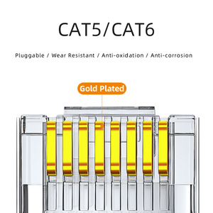 Beste Marke Werkspreis RJ45 Stecker 8P8C Verbinder Cat5e Cat6 für Netzwerkverbindung - Product Image 4