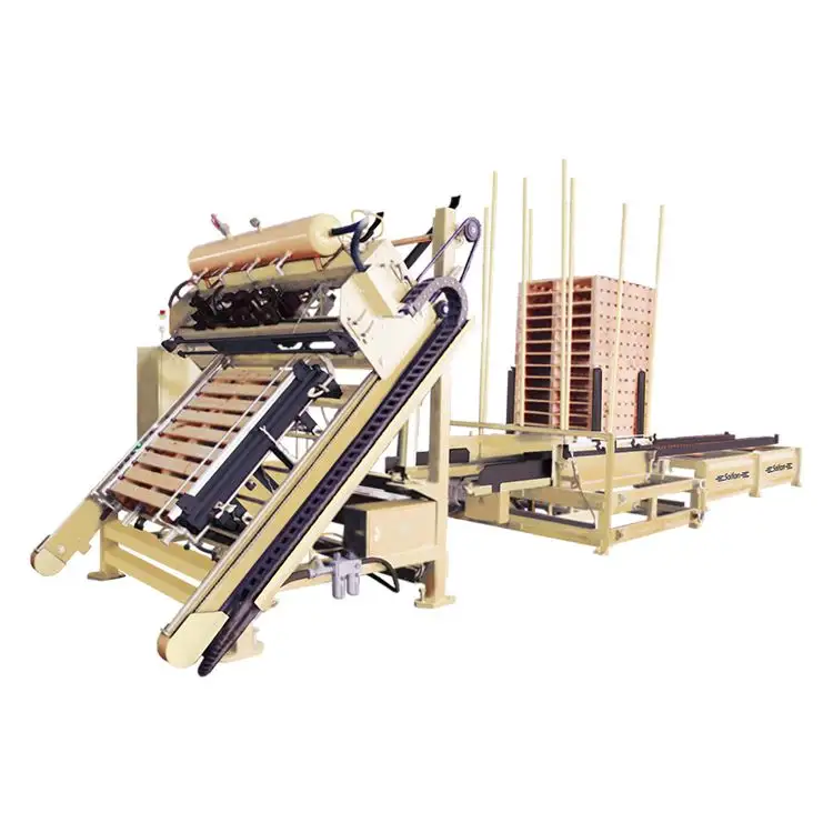 Máquina para fazer paletes de madeira tipo americano industrial automática, máquina para pregar paletes de madeira