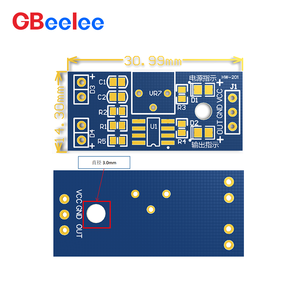 Đen trắng dòng nhận dạng Khoảng cách điều chỉnh quang điện chuyển đổi tránh xe tránh chướng ngại vật cảm biến IR mô-đun rào cản - Product Image 2