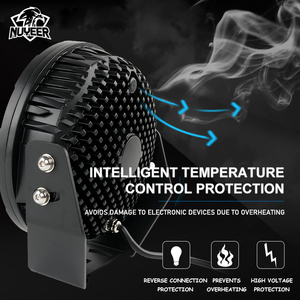 New 9 inch công suất cao 140 Wát lái xe tại chỗ đèn <span class=keywords><strong>LED</strong></span> tròn, 10000LM offroad faros <span class=keywords><strong>Led</strong></span> 4x4 siêu sáng 9 pulgadas - Product Image 4