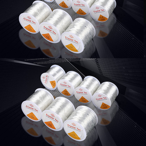 CJ 0.5-1.5毫米100米/卷透明拉伸弹性水晶线珠线绳线珠宝绳线绳线珠宝制作 - Product Image 2