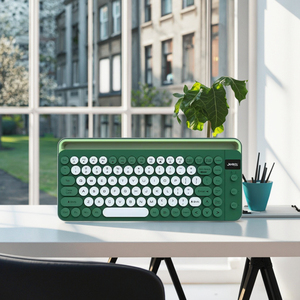 Compact 90-Keys 2.4Ghz Wireless Office <strong>Keyboard</strong> Silk Screen Kailh Axis Body USB Quiet Holder New Compact Rechargeable <strong>Keyboard</strong> - Product Image 4