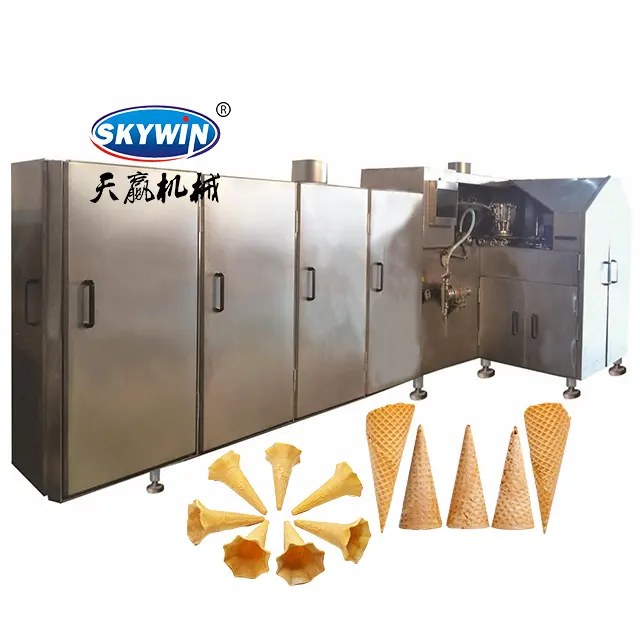 Macchina automatica del biscotto del Wafer del cono gelato per la linea di produzione del cono gelato