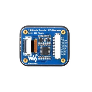Rundes 1,69-Zoll-LCD-Anzeigemodul mit Touch panel, Micro-LCD-Display, 240x280, IPS-, SPI-und I2C-Kommunikation, 262K-Displayfarbe - Product Image 6