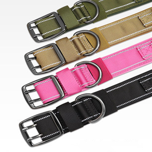 Collier de chien tactique en Nylon robuste Martingale collier de chien d'extérieur réglable avec poignée rembourrée douce convient aux grands chiens - Product Image 3