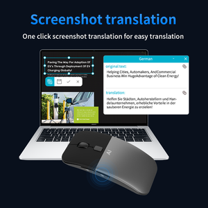 Ratón de voz AI inalámbrico 112 idiomas traducción de entrada de voz Ratón de voz inteligente compatible con la creación de AI, dibujo AI PPT - Product Image 6
