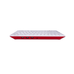 Offizielle Raspberry Pi Tastatur und Hub für Raspberry Pi 4 / 3 / 2, Offizielle Raspberry Pi Maus rot / weiß