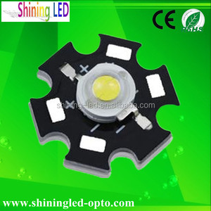 Bridgelux Epistar Sanan Chip 3000K 4000K 5500K 6500K 10000K-15000K <strong>1W</strong> 5W 3W High Power <strong>LED</strong> Diode with <strong>Star</strong> PCB Heatsink Base - Product Image 3