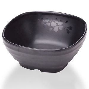 批发餐具哑光颜色黑色洗碗器安全餐具黑色三聚氰胺餐具套装 - Product Image 3