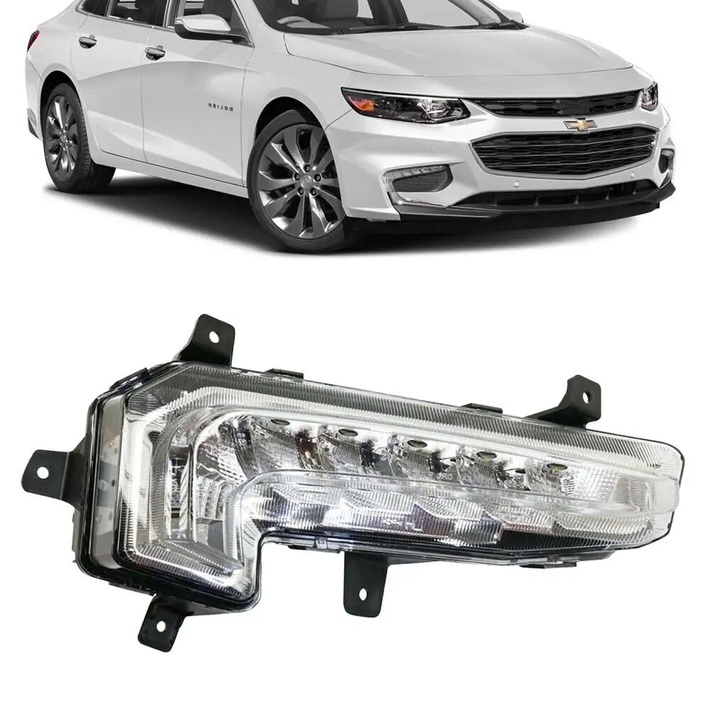 2016-2018 Chevrolet Malibu XL için tampon DRL LED lamba gündüz koşu işık sis lambası sis farları abd