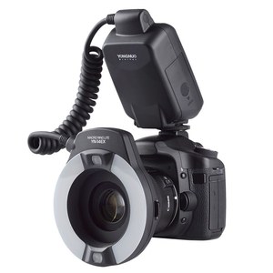 Canon kamera için YONGNUO YN-14EX TTL makro halka flaş ışığı yanıp söner Ce kablosuz uzaktan kumanda Xenon Speedlite flaş tüp - Product Image 4