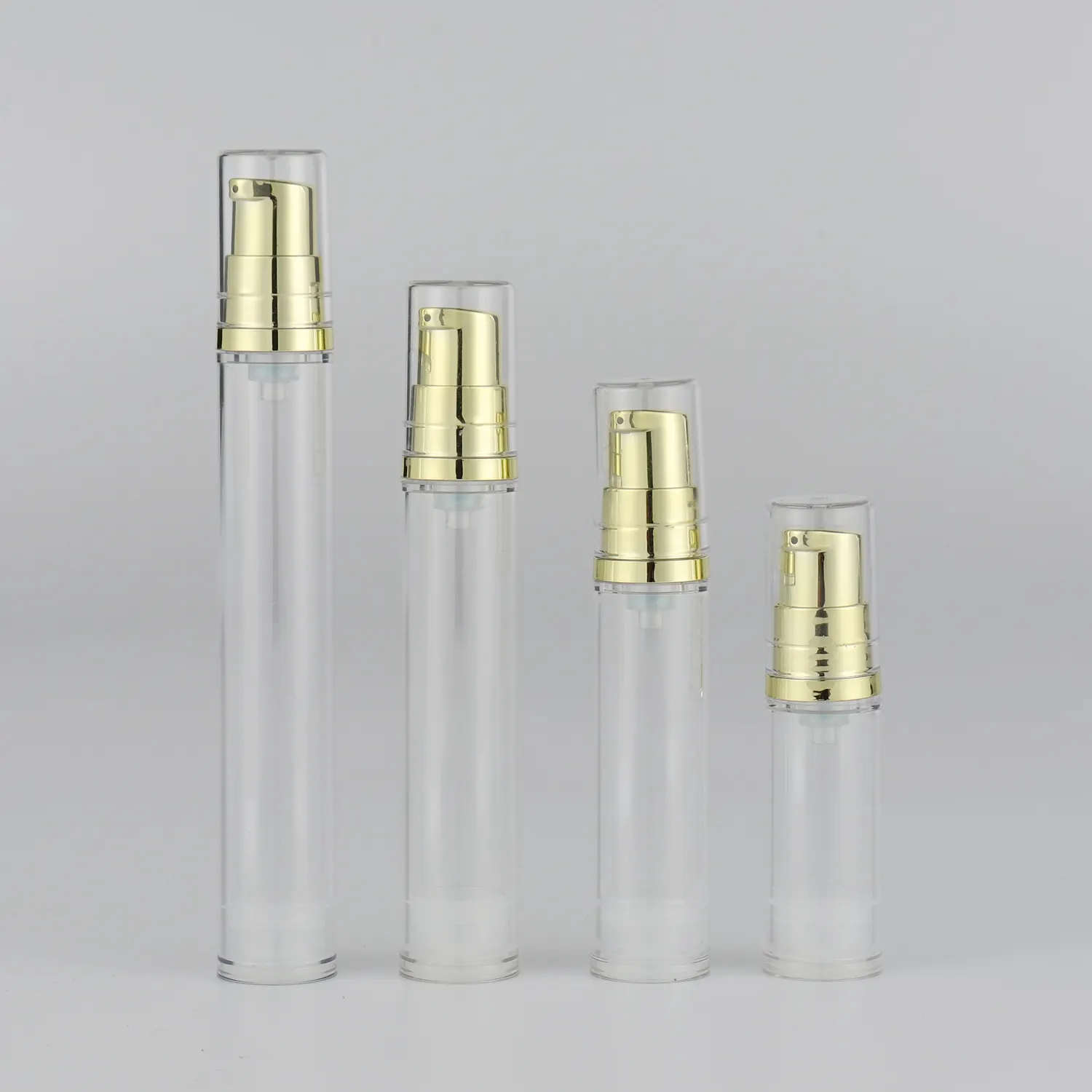 In stock 5ml 10ml 12ml 15ml Mini Atomizer gold head Mist Airless Spray Bottle Packaging Cosmetic Airless Pump Bottle