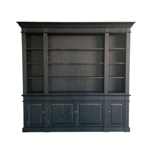 P1803-240 <span class=keywords><strong>dundee</strong></span> Pháp sang trọng tỉnh cổ phong cách cổ điển rắn gỗ sồi Kệ sách nhỏ Kệ sách gỗ trắng - Product Image 2