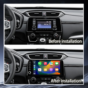 LELV 9 "全球定位系统导航汽车立体声视频播放器本田CRV 2017-2021 Carplay安卓14全球定位系统导航电视分屏