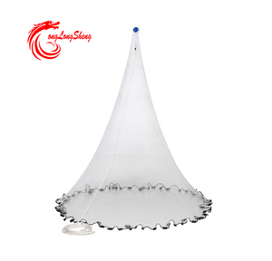 Rete da pesca a rete da lancio con coulisse a mano rete da lancio da 12 piedi - Product Image 1