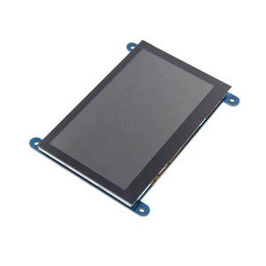 4,3" 800 x 480 LCD-Display mit aktivem Touch und 5V/2A Mini-USB-Stromversorgung kompatibel mit Raspberry Pi und ARM und PC - Product Image 1