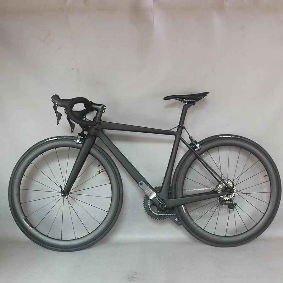 Bicicleta de carretera de carbono completa, R8000, 22 velocidades, FM686, color negro mate, 2020