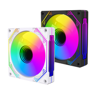 Lovingcool Factory Computer CPU Cooling Fans of 120mm Rgb and ARGB <strong>PWM</strong> Gaming Gaming case Fan with <strong>Controller</strong> <strong>Kit</strong> for Gaming PCs - Product Image 1