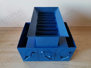 Muestreador experimental de procesamiento de minerales Divisor de muestra de suelo Riffle Box Splitter Gravel Riffle (Divisores de muestra) - Product Image 6