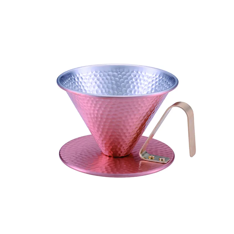 Japan wholesale tin plated surface copper coffee dripper filter