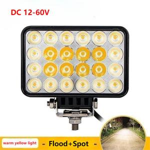 ไฟ LED รถแทรกเตอร์ทํางาน 72W อุปกรณ์เสริมในรถยนต์ไฟหน้ารถแทรกเตอร์แถบไฟ LED กําลังสูงขับรถไฟตัดหมอกพร้อมไฟฟลัดไลท์ - Product Image 4