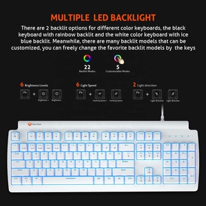 MEETION MT-MK600MX OUTEMU RED Axis Black With <strong>Programming</strong> Luminous Wired Usb Interface Gaming <strong>Mechanical</strong> <strong>Keyboard</strong> - Product Image 3