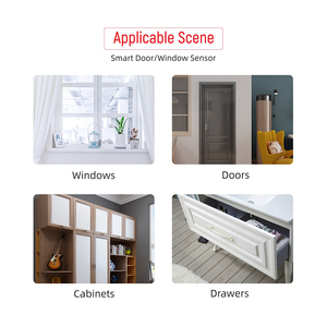 Seguridad inteligente para el hogar WiFi abrir/cerrar puerta ventana Sensor antirrobo APP Control inalámbrico batería puerta imán Alexa compatible con alarma - Product Image 6