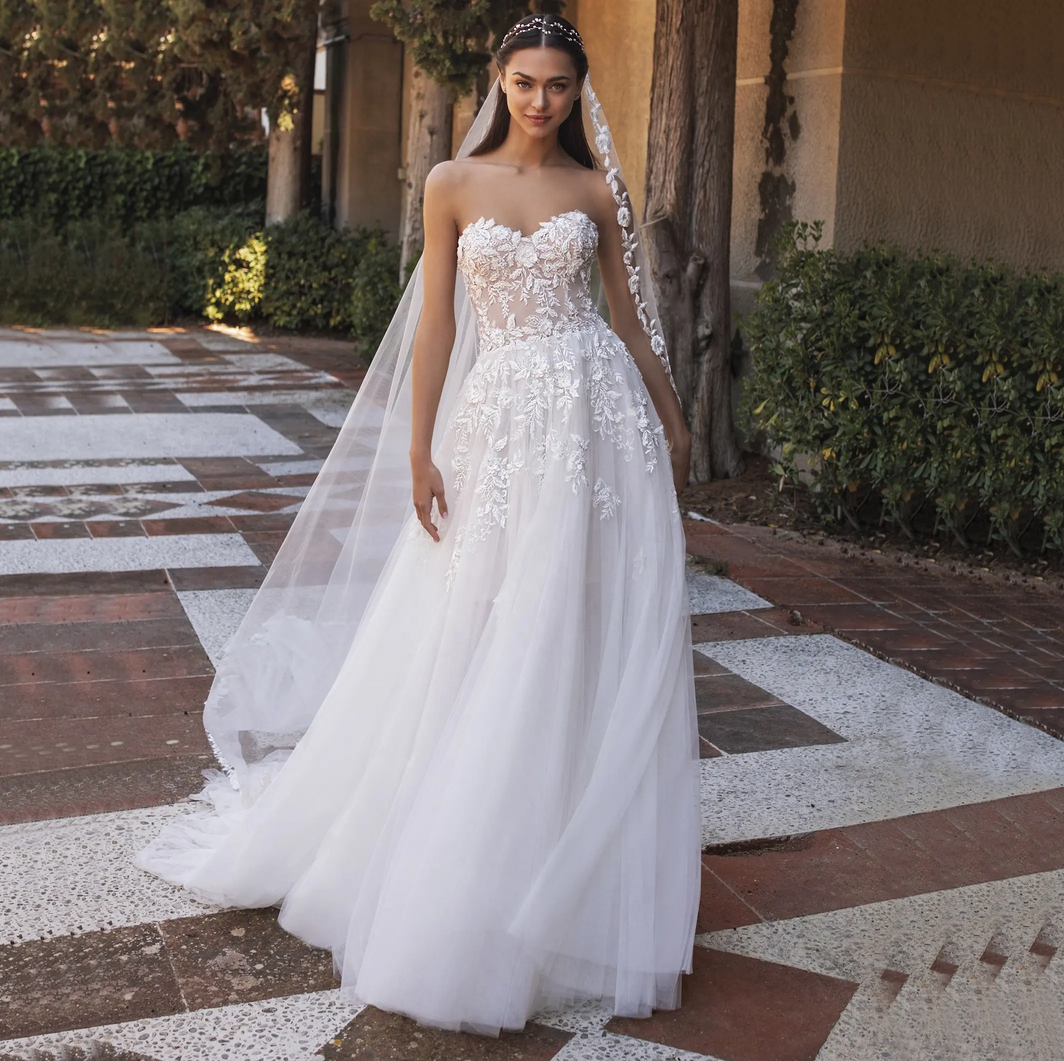 Vestido de casamento boho beach sweetheart 2019 para venda on-line