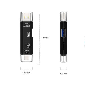 5 in 1 TF อะแดปเตอร์อ่านการ์ดชนิด C Micro USB SD การ์ดหน่วยความจำสำหรับ MacBook แล็ปท็อป USB 3.0 sd/tf OTG Card REA - Product Image 5