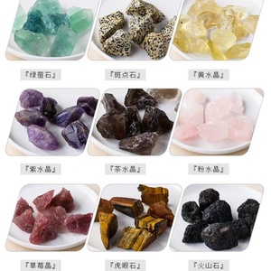 หินหยกสีเหลืองหยาบผลึกบำบัดและหินธรรมชาติที่สวยงามไม่สม่ำเสมอสำหรับน้ำมันหอมระเหยและของตกแต่งบ้าน - Product Image 5