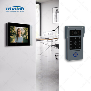 Trudian Door Phone 2-Wire1080P Visión nocturna Tuya Ip 2 vías Ip Intercom Video Door Phone System Video Intercom con teclado - Product Image 1