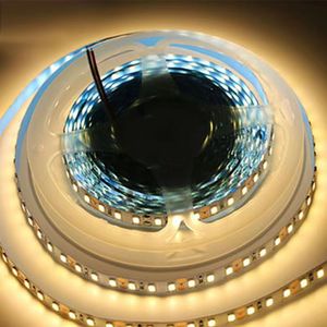 แถบไฟแอลอีดีแบบยืดหยุ่นมีความยืดหยุ่นอุณหภูมิสีอบอุ่นสีขาว2835 SMD DC 12V 24V แถบไฟสมาร์ทสำหรับการออกแบบบ้าน - Product Image 2